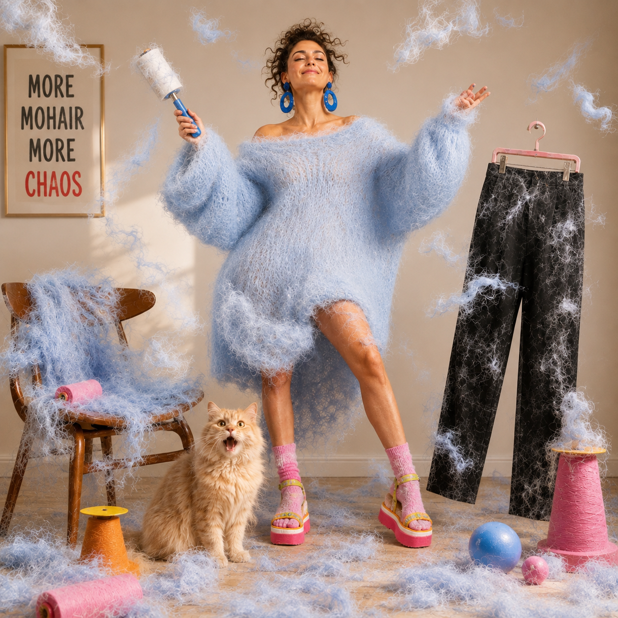 Mohair: softness with a surprisingly wide radius