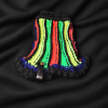 Candy Stripes sweater Свитер Candy Stripes с красными, зелёными и чёрными полосами