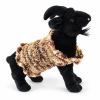 Coffee Will Get Cold white (5) Coffee Will Get Cold brown and cream knitted pet sweater on white background