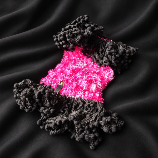 Glamour Petal Charm statement pet jumper shown flat