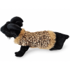 Golden Stash textured gold pet sweater on white background