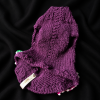 Graceful Exit sweater (2) Вязаный свитер для питомца, внутренняя сторона и фирменная бирка